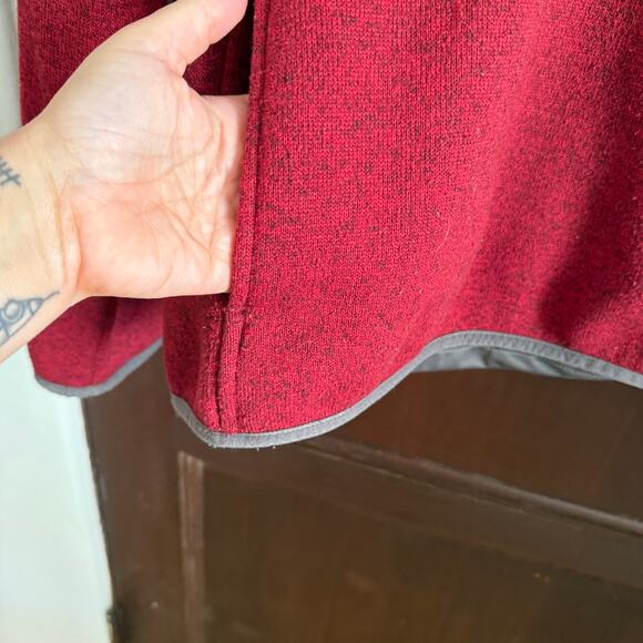 L.L. Bean | Men's Red Half Zip Sweater Fleece | Extra Large - Picture 6 of 6